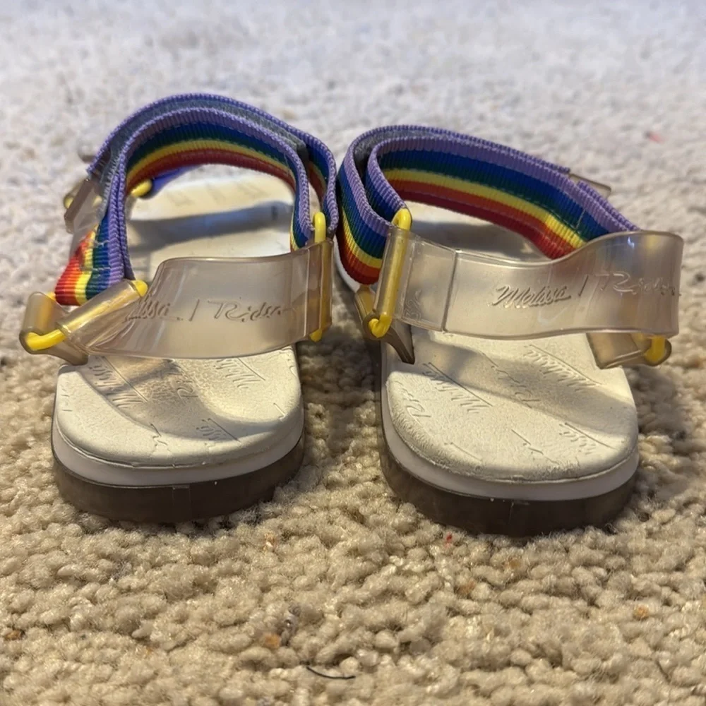 Mini Melissa Papete and Rider Sandals Shoes
